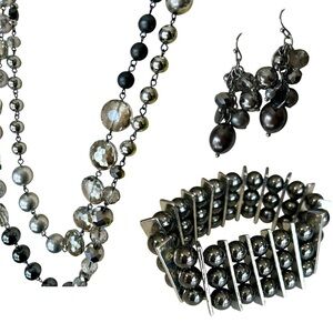 CHICO'S THREE (3) PIECE SET!  Necklace, earrings, and bracelet